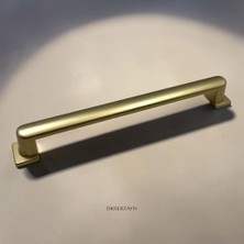 Yağmur Store 5 Adet Aysima Mat Altın Dolap Kulpu 160 mm – Metal Sağlam Yapı Modern Mobilya Kulpu