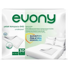 Yağmur Store Evony Yatak Koruyucu Jumbo Örtü 60 x 90 cm 30 Adet