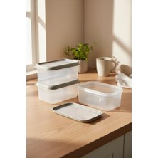 NY Home Hide Plus 3'lü Saklama Kabı Beyaz (3X1000 Ml)