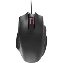 Yağmur Store Kablolu Gaming Mouse 3600 Dpı 4 Kademe Ayarlanabilir Dpı, 6 Tuşlu Ergonomik Tasarım, Düşük Gecikme, USB Tak Çalıştır, Anti-Parazit Ofis ve Oyun Için Hassas Optik Mouse |  NJ05