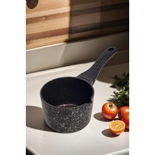 NY Home Granit Döküm Kaçerola | Sütlük | Sosluk 14 cm Siyah