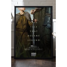 Duvarda A Knight Of The Seven Kingdoms Ahşap Çerçeveli Poster, Dekoratif Film Duvar Tablosu