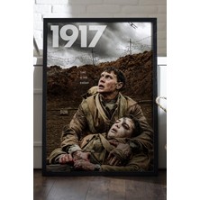 Duvarda 1922 Siyah Ahşap Çerçeveli Poster, Dekoratif Film Duvar Tablosu