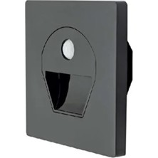 Yağmur Store 1W Sensörlü Ledli Koridor Arm. Siyah Kasa 3k