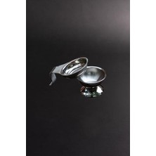 Yağmur Store Paslanmaz Çelik Altlıklı Çay Süzgeci - 304 Kalite Paslanmaz Çelik
