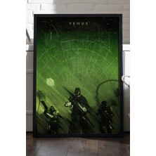 Duvarda Destiny Siyah Ahşap Çerçeveli Poster, Dekoratif Oyun Duvar Tablosu