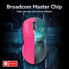 Yağmur Store Attack Shark X3 Superlight Kablosuz Gaming Mouse – 49G Ultra Hafif Fare, 26000 Dpı Pixart PAW3395 Sensör, Bt/2.4g/kablolu Üçlü Mod, 200 Saat Pil Ömrü, Ptfe Ayaklar, Pc/xbox/ps/mac – Berry Red