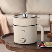 NY Home Mioji EP35 600W 1.8l Çok Fonksiyonlu Elektrikli Pişirici Beyaz