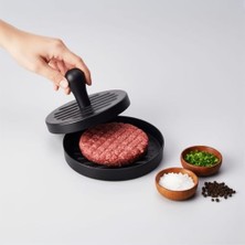 NY Home Yapışmaz Büyük Boy Hamburger Köfte Kalıbı - Paslanmaz Çelik Karbon Kaplama Premium Burger Presi | Mükemmel Şekilli Köfte Makinesi