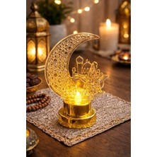 Yağmur Store Gold Ayyıldız Pilli LED Işık, Askılı Fener Süsü Sarı Işıklar Peri Işıkları Aydınlatmalı Şerit LED Ramazan Süsü LED Işık