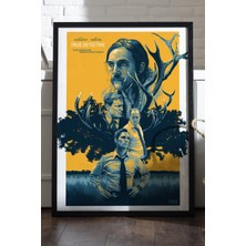Duvarda True Detective Siyah Ahşap Çerçeveli Poster, Film Duvar Tablosu