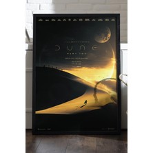 Duvarda Dune Siyah Ahşap Çerçeveli Poster, Film Duvar Tablosu
