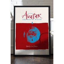 Duvarda Avatar Siyah Ahşap Çerçeveli Poster, Film Duvar Tablosu