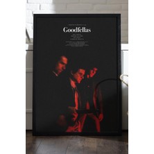 Duvarda Godfellas Siyah Ahşap Çerçeveli Poster, Film Duvar Tablosu