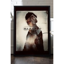 Duvarda Memento Siyah Ahşap Çerçeveli Poster, Film Duvar Tablosu