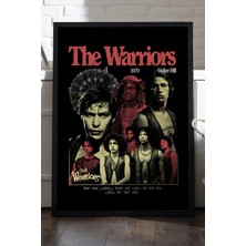 Duvarda The Warriors Siyah Ahşap Çerçeveli Poster, Film Duvar Tablosu