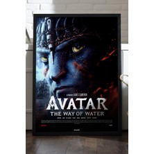 Duvarda Avatar Siyah Ahşap Çerçeveli Poster, Film Duvar Tablosu