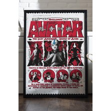 Duvarda Avatar Siyah Ahşap Çerçeveli Poster, Film Duvar Tablosu