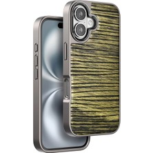 Mudanis Venco Apple Iphone 16 Wave Kapak - Koyu Kahve