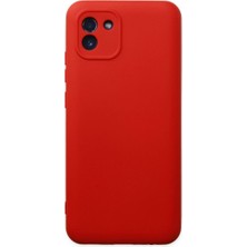 Mudanis Samsung Galaxy A03 Kılıf Nano Içi Kadife Silikon - Kırmızı