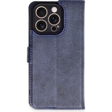 Mudanis Apple Iphone 16 Pro Kılıf Trend S Plus Kapaklı Kılıf - Lacivert