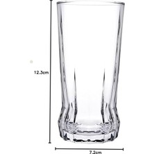 Paşabahçe Kıvrımlı Tasarım Su ve Meşrubat Bardağı 285 cc 3'lü