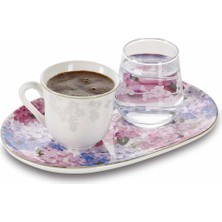 Paşabahçe Beyaz Bloom Porselen Fincan ve Bardağı 1 Kişilik