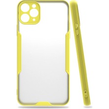 Mudanis Apple Iphone 11 Pro Kılıf Platin Silikon - Sarı