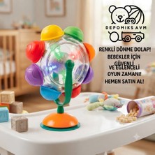 Depomiks Avm Depomiks Dönme Dolap Işıklı Güçlü Vantuzlu Mama Sandalyesi Oyuncağı - Işıklı Pilli Mama Sandalyesi Oyuncağı