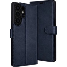 Mudanis Samsung Galaxy S26 Ultra Trend S Plus Kapaklı Kılıf - Lacivert