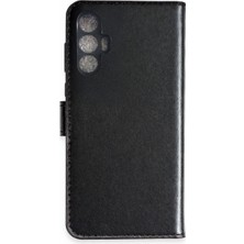 Mudanis Tecno Spark 8 Pro Trend S Plus Kapaklı Kılıf - Siyah