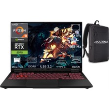 Asus Tuf Gaming A16 Ryzen 9 8940HX FA608PP-QT031-K47 96GB 1tb+1tb RTX5070-8GB W11PRO 16" 165Hz Wqxga Gaming Laptop