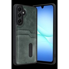 Mudanis Samsung Galaxy A37 5g Sara Kartvizitli Deri Kılıf - Yeşil