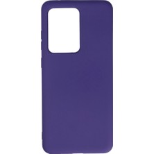 Mudanis Samsung Galaxy S20 Ultra Kılıf Nano Içi Kadife Silikon - Mor