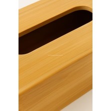AyrStore Ahşap Kapaklı Plastik Peçetelik Modern Servis Standı Dayanıklı Şık Tasarım Ev Ofis Kafe Mutfak Için Dekoratif Organizer