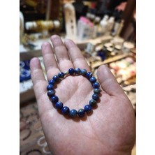 Mihrim Naturel Lapis Lazuli Doğaltaş Bileklik Iletişim, Akıcı Konuşma Mavi Doğaltaş Bileklik