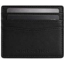 Windmotion CT25805 Premium Pu Deri Erkek Kartlık Siyah