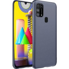 Grandor Samsung Galaxy M31 Kılıf Nano Içi Kadife Silikon - Gri