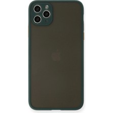 Grandor Apple Iphone 11 Pro Max Kılıf Montreal Silikon Kapak - Yeşil