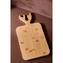 Empressco Bambu Kesme ve Sunum Tahtası 38X20 cm Çok Amaçlı Kullanım