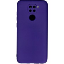 Grandor Xiaomi Redmi Note 9 Kılıf Nano Içi Kadife Silikon - Mor