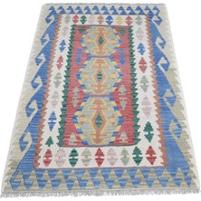 Zehra Abla Halı Vintage El Dokuma Ender Pastel Pınarbaşı Kayseri Yün Kilim 7396