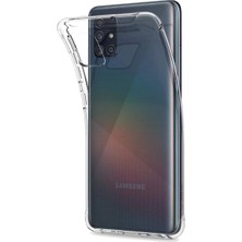 Grandor Samsung Galaxy A51 Kılıf Lüx Şeffaf Silikon