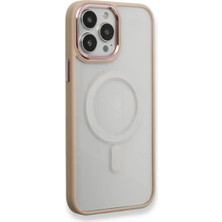 Grandor Apple Iphone 13 Pro Kılıf Room Magneticsafe Silikon - Pudra