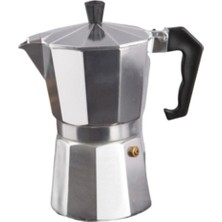 Empressco 3 Fincan Moka Pot Alüminyum Kahve Cezvesi, Şık ve Dayanıklı Tasarım