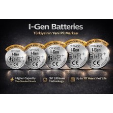 Zg Store I-Gen Batteries CR2430 Lityum Düğme Pil 3V CR2430