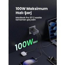 Zg Store Nexode Air 100W 4-Port Gan Fast Charger Eu Hızlı Şarj Adaptörü