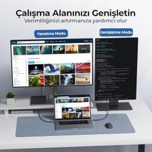 Zg Store Usb-C To HDMI Kablo, 2 Metre, 4K60Hz, 18GBPS, Type-C To HDMI Görüntü Kablosu, Thunderbolt 5/4/3 Uyumlu