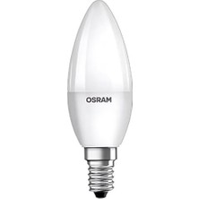Zg Store 10'lu  Value B40 4.9W 827 2700K Sarı Renk E14 Mum LED Ampul