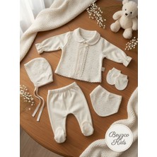 Beyzco Kids Kız Bebek Yeni Doğan Pure Lace 5li Set